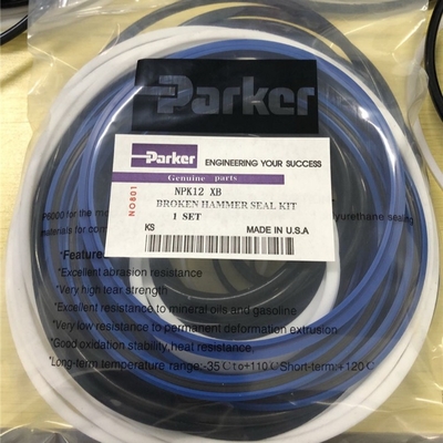 NPK12XB Hydraulic Breaker Seal Kit PTFE FKM Material