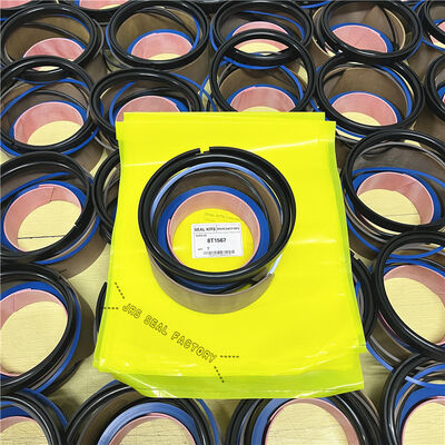 8T1567 8T-1567  Hydraulic Cylinder Loader Lift Tift Steering Seal Kit NBR Black Oring