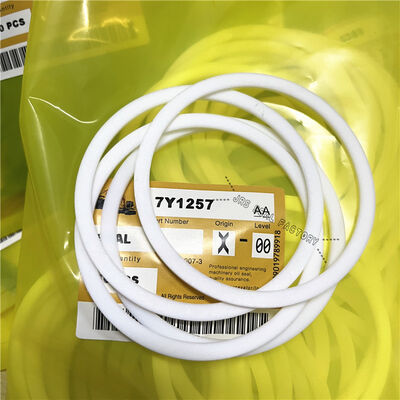 7Y1257 7Y-1257 Lift Tift Steering Hydraulic Cylinder Loader Seal Kit PTFE White Back up Seal