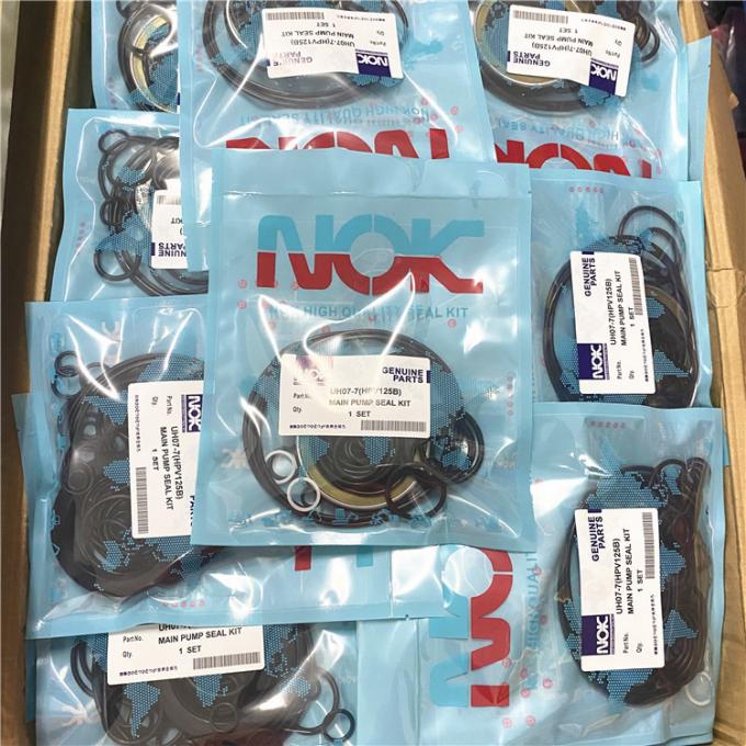 Rubber UH07 7 HPV125 Hydraulic Main Pump Seal Kit Control Valve Boom